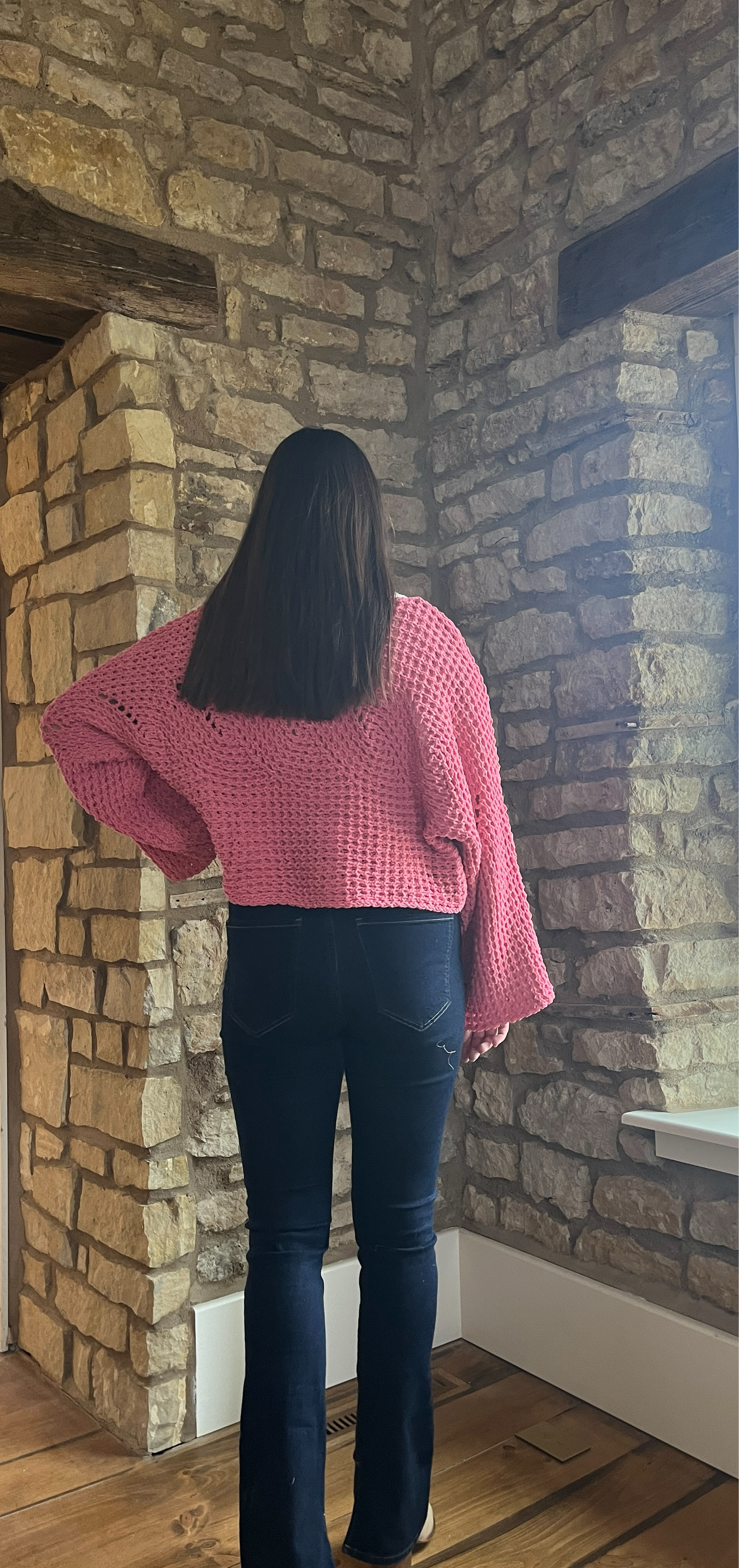 Chenille Cropped Sweater