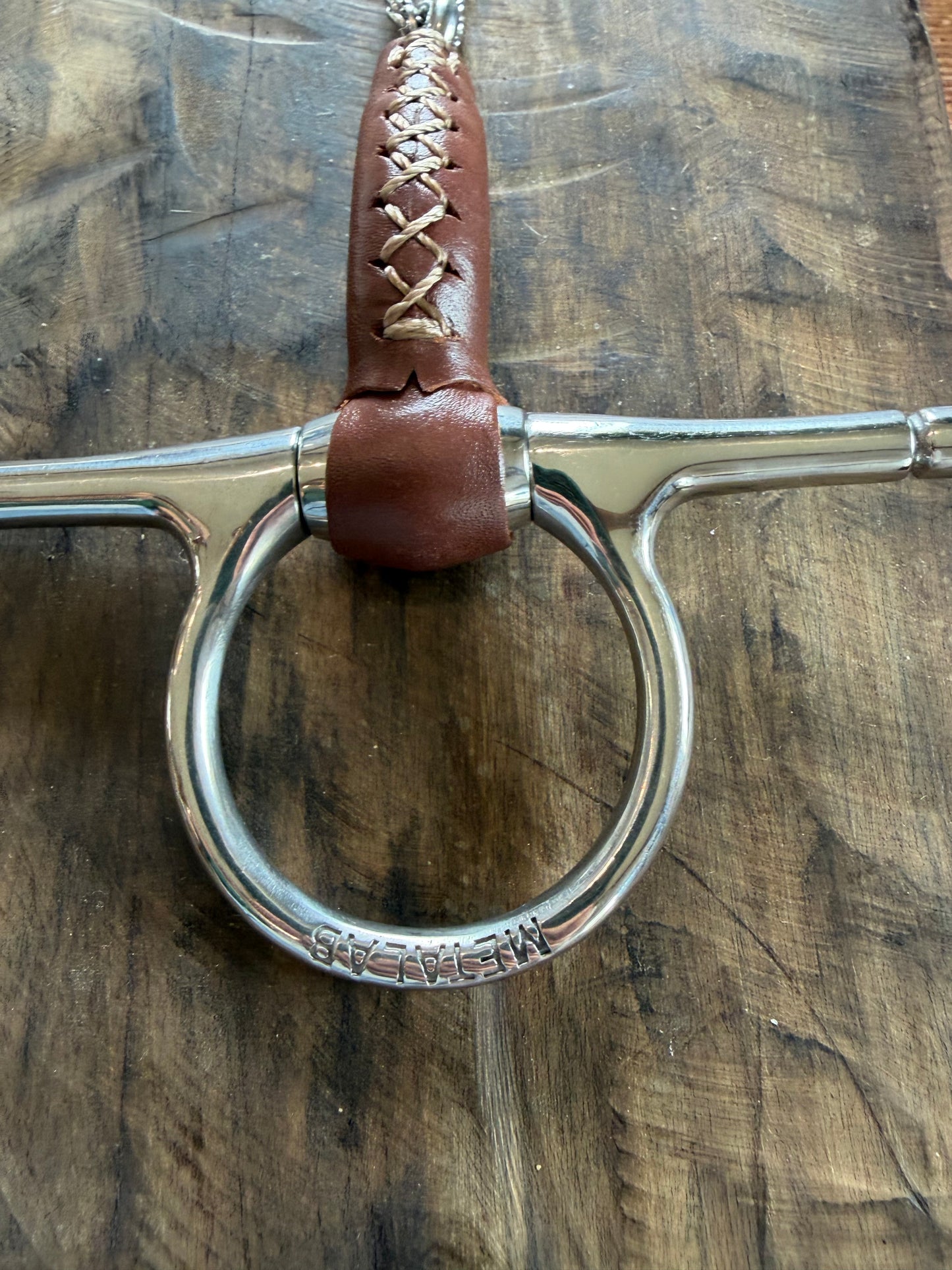 Leather Bit Equestrian Necklace