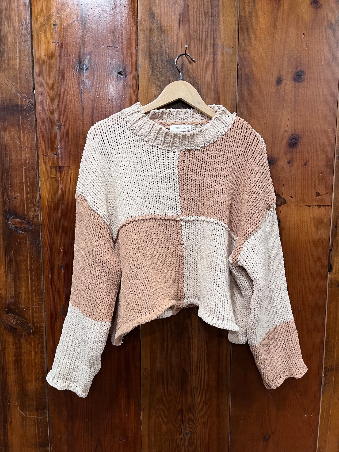 "Chequed Out" Sweater