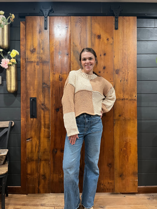 "Chequed Out" Sweater