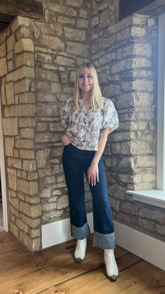 Tencel Blend Camp Shirt