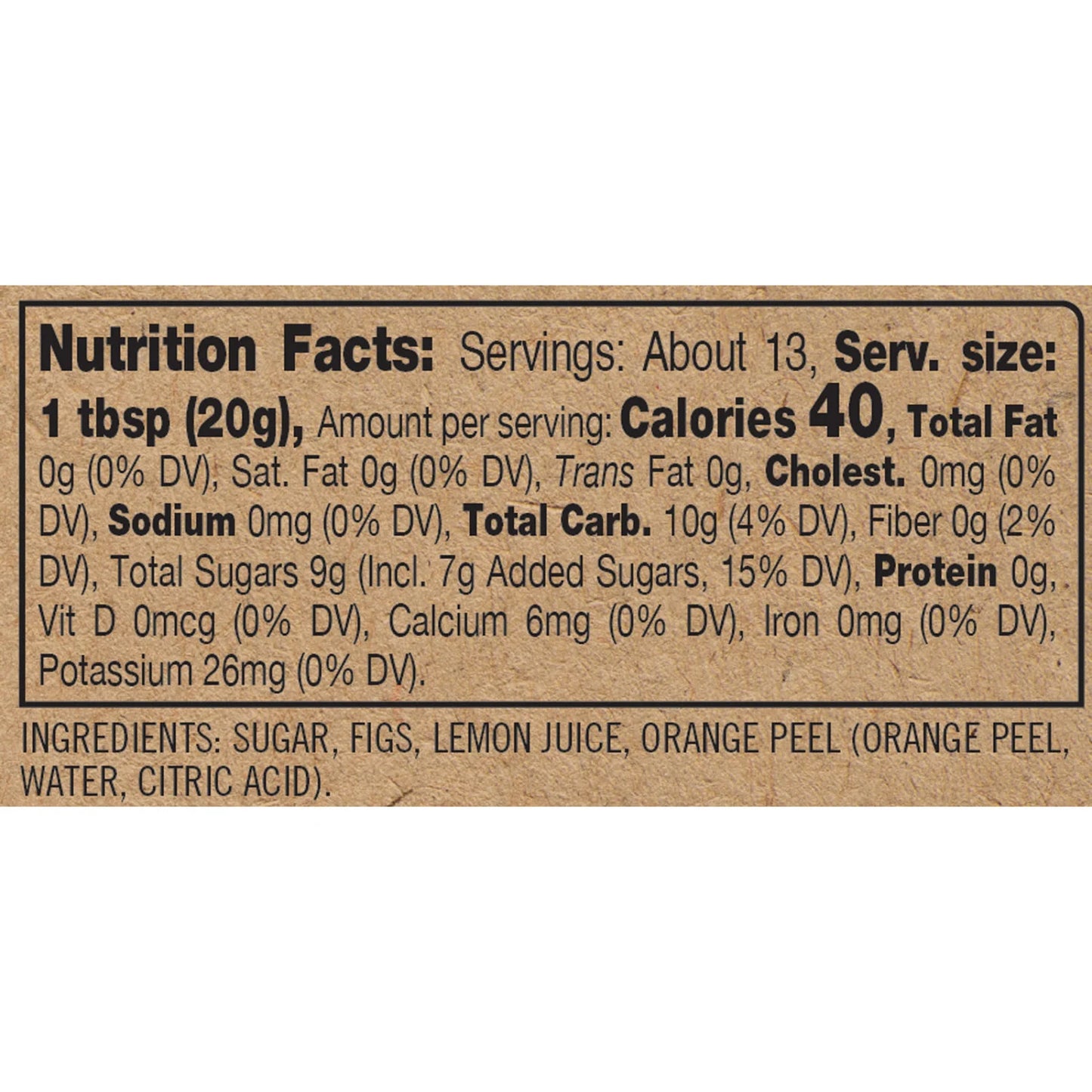 Lemon and Fig Marmalade