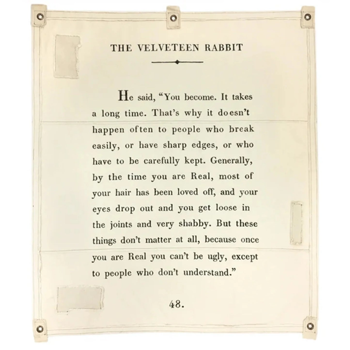 Velveteen Rabbit Wall Tarp