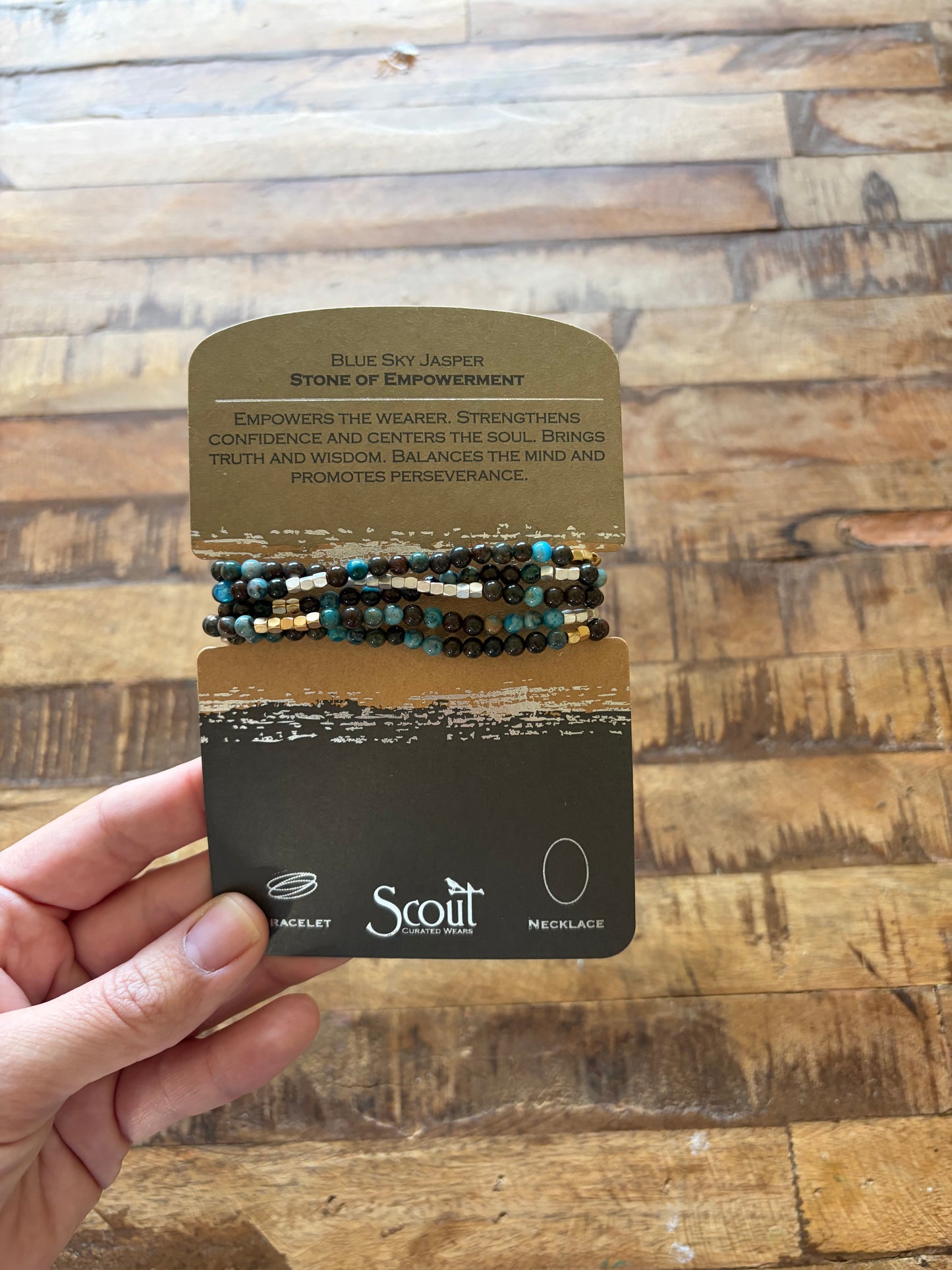 Blue Sky Jasper Scout Wrap Bracelet