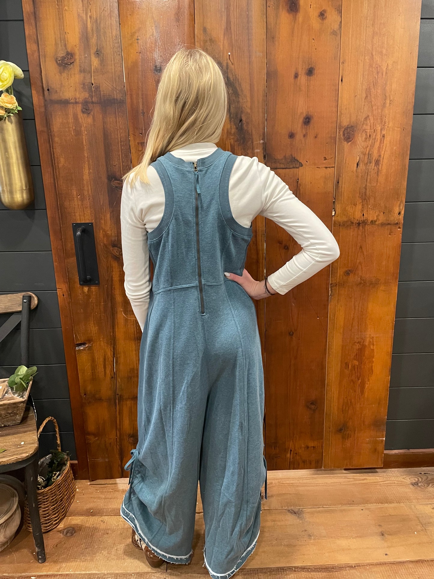 Ribbed French Jumpsuit