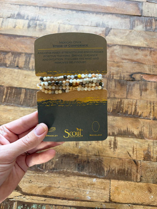 Mexican Onyx Wrap Bracelet