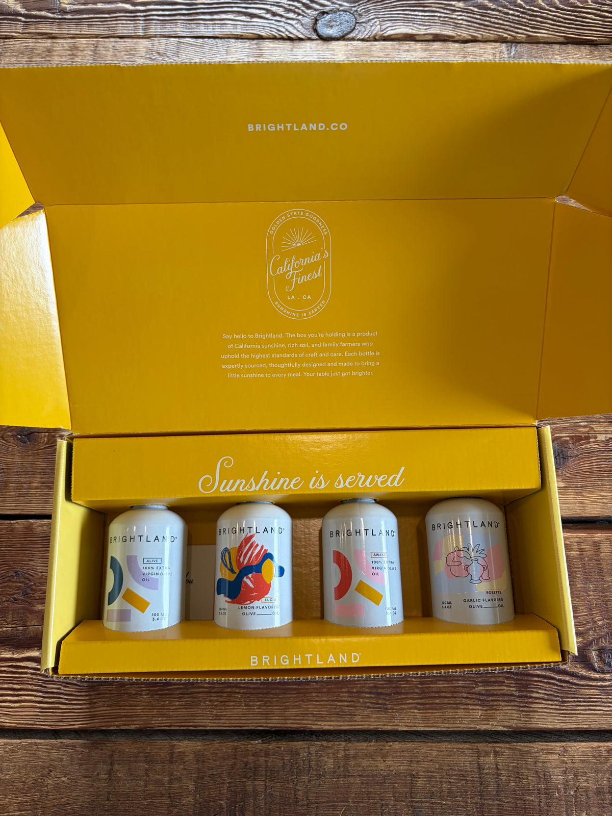 Brightland Olive Oil Sampler