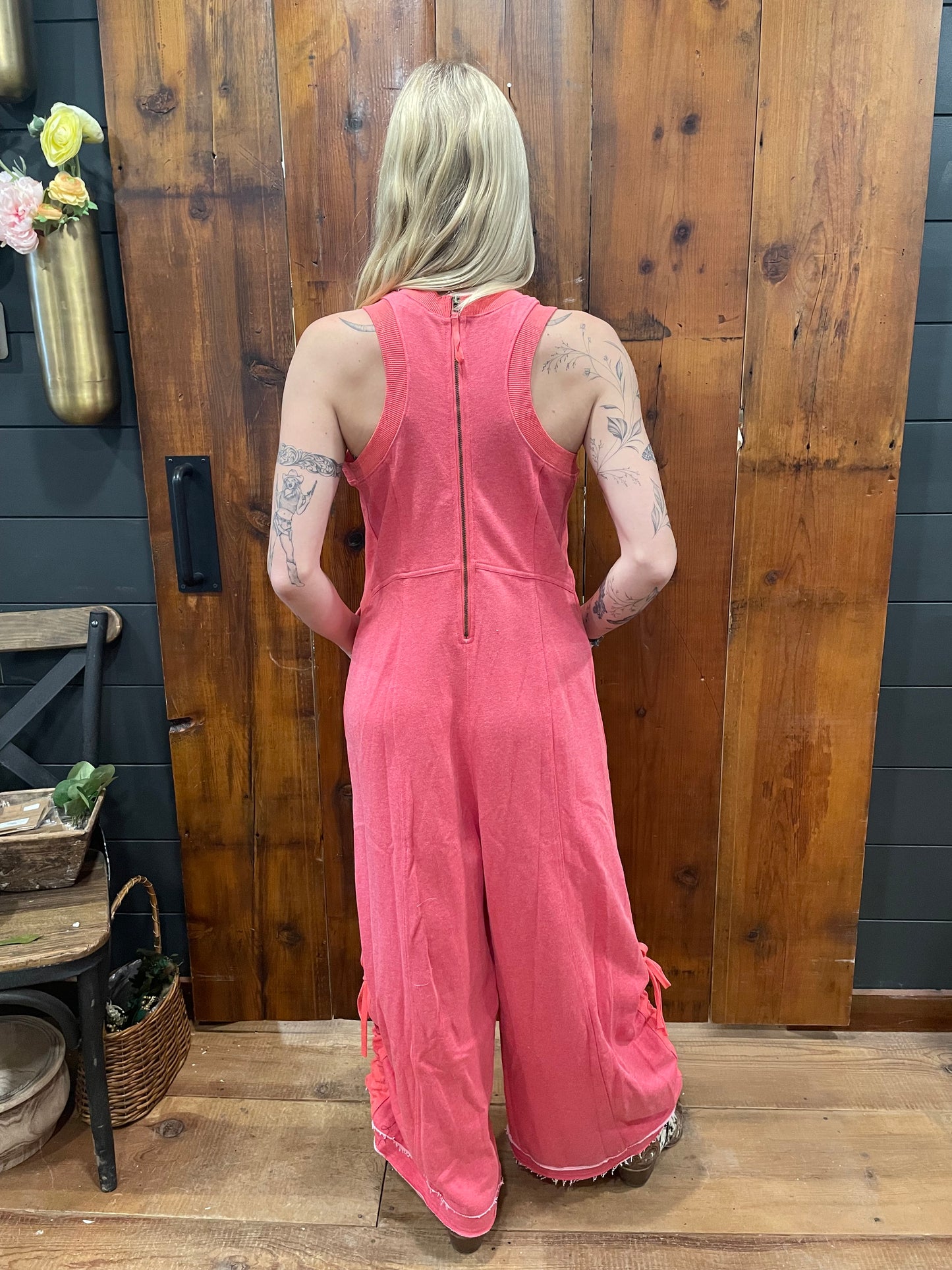 Ribbed French Jumpsuit