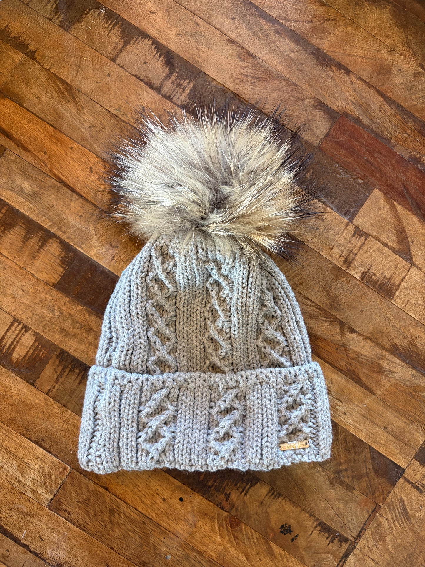Frost Cable Knit Hat