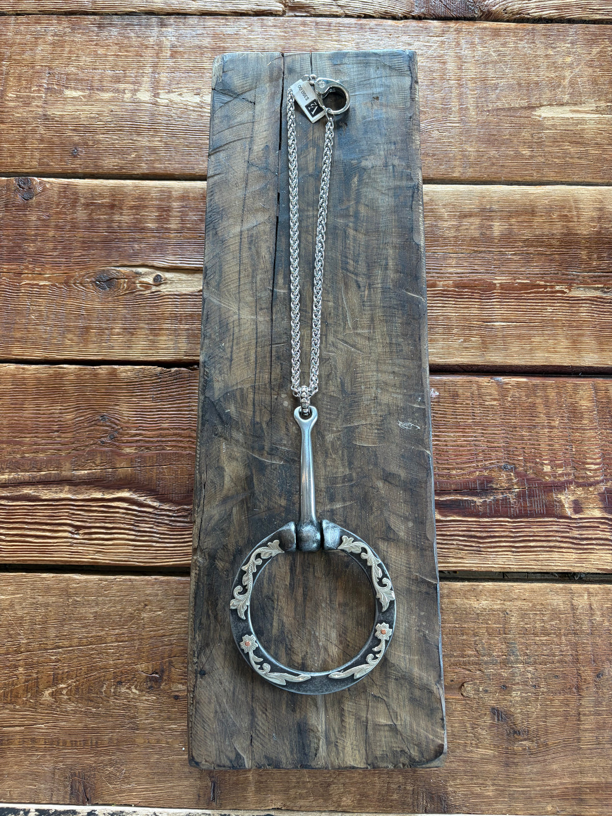 Embellished Equestrian Bit Necklace