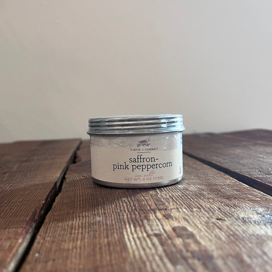 Saffron Pink Peppercorn Sea Salt