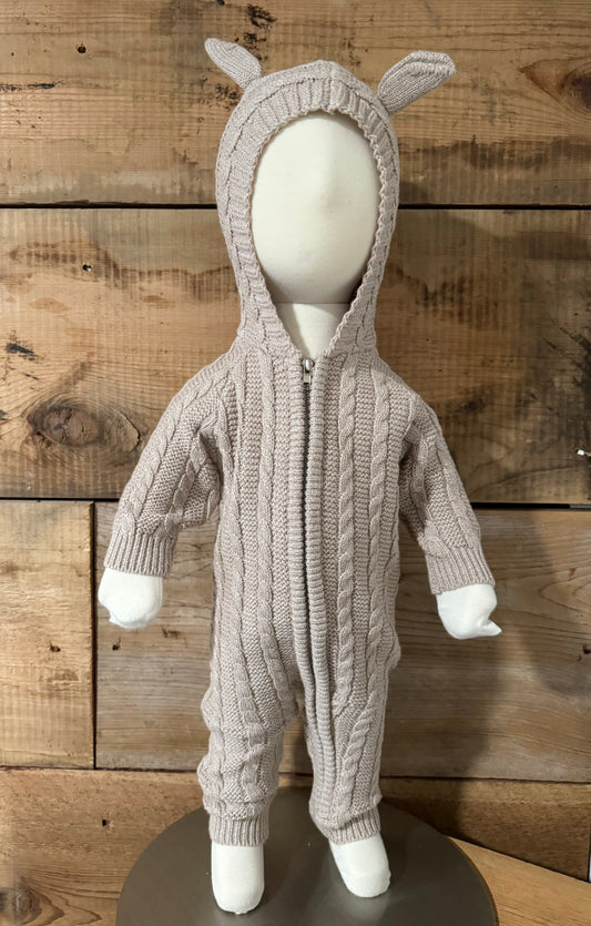 Baby Bear Sweater Knit Jumpsuit
